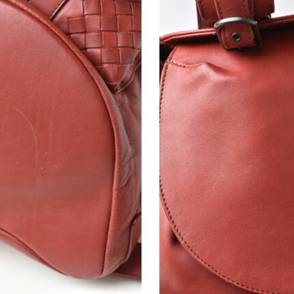 BOTTEGA VENETA Leather Intrecciato Backpack main image 4